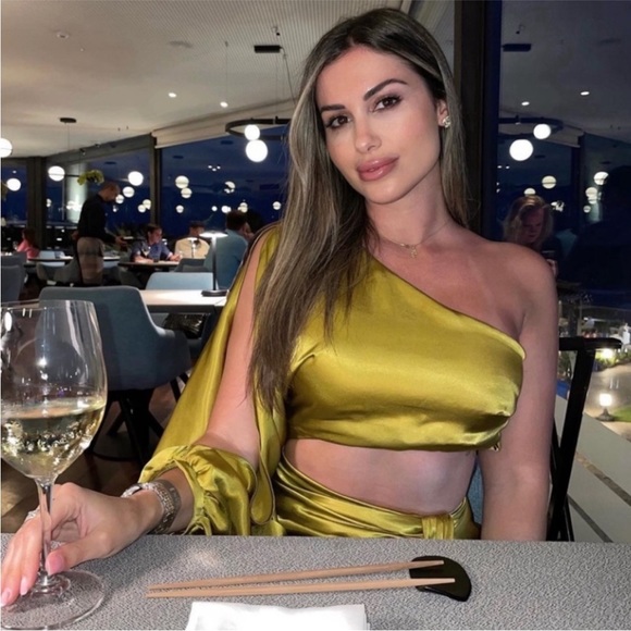 NWT Zara Satin Effect Asymmetric Dress - Picture 8 of 17